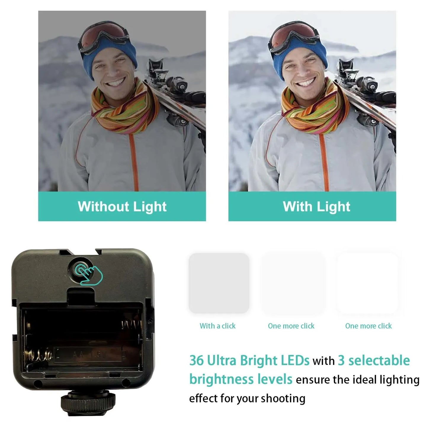 Kit Créateur Lumière LED + Micro OO Btfoor™ – Spécial TikTok & Streaming (iPhone & Android)