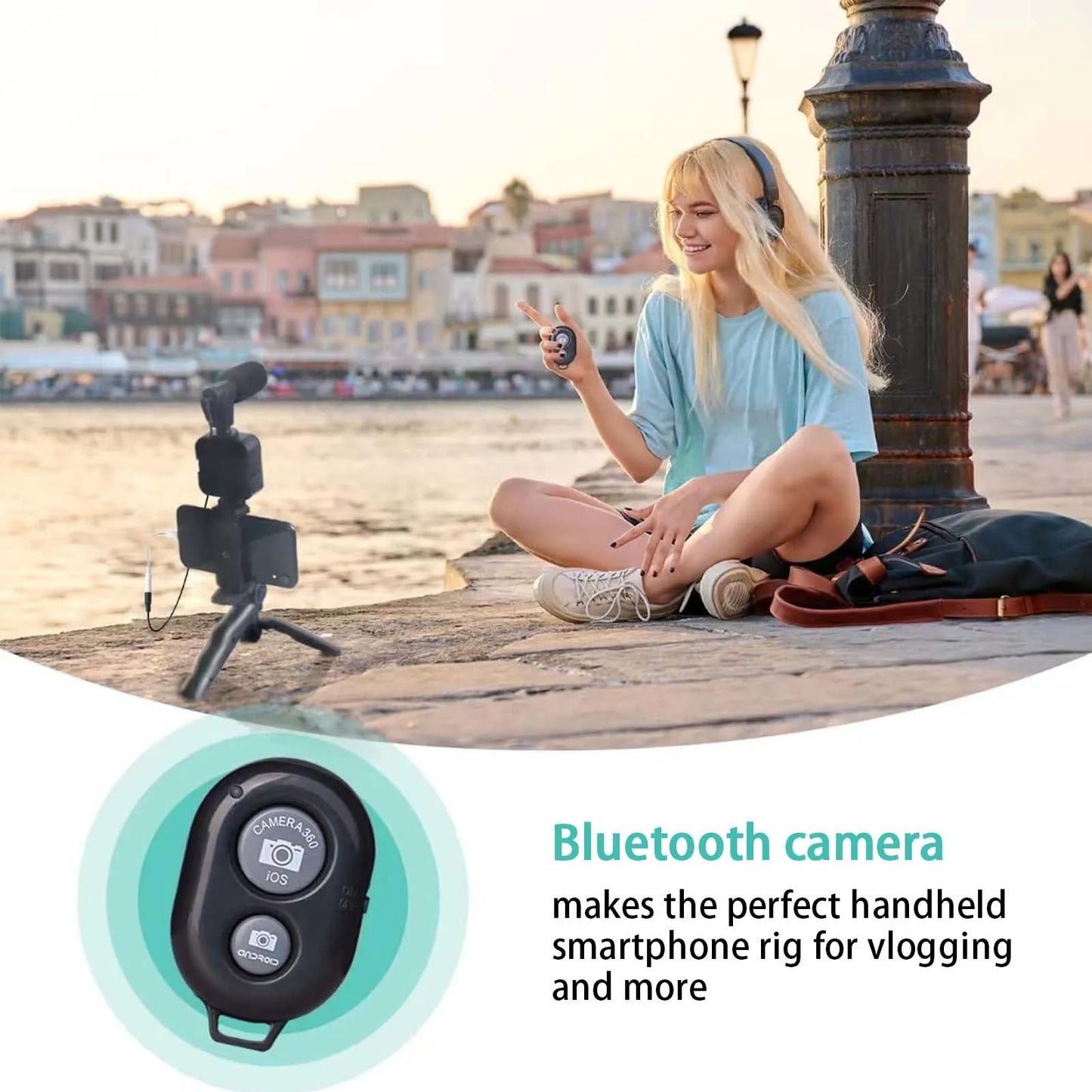 Kit Créateur Lumière LED + Micro OO Btfoor™ – Spécial TikTok & Streaming (iPhone & Android)