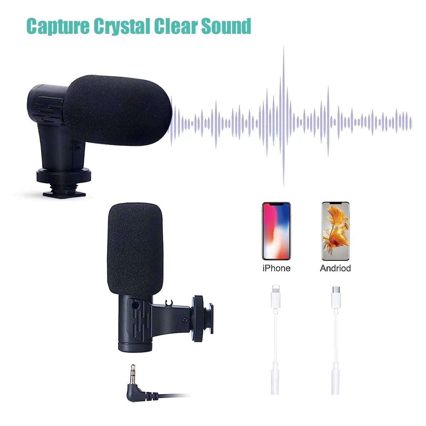 Kit Créateur Lumière LED + Micro OO Btfoor™ – Spécial TikTok & Streaming (iPhone & Android)